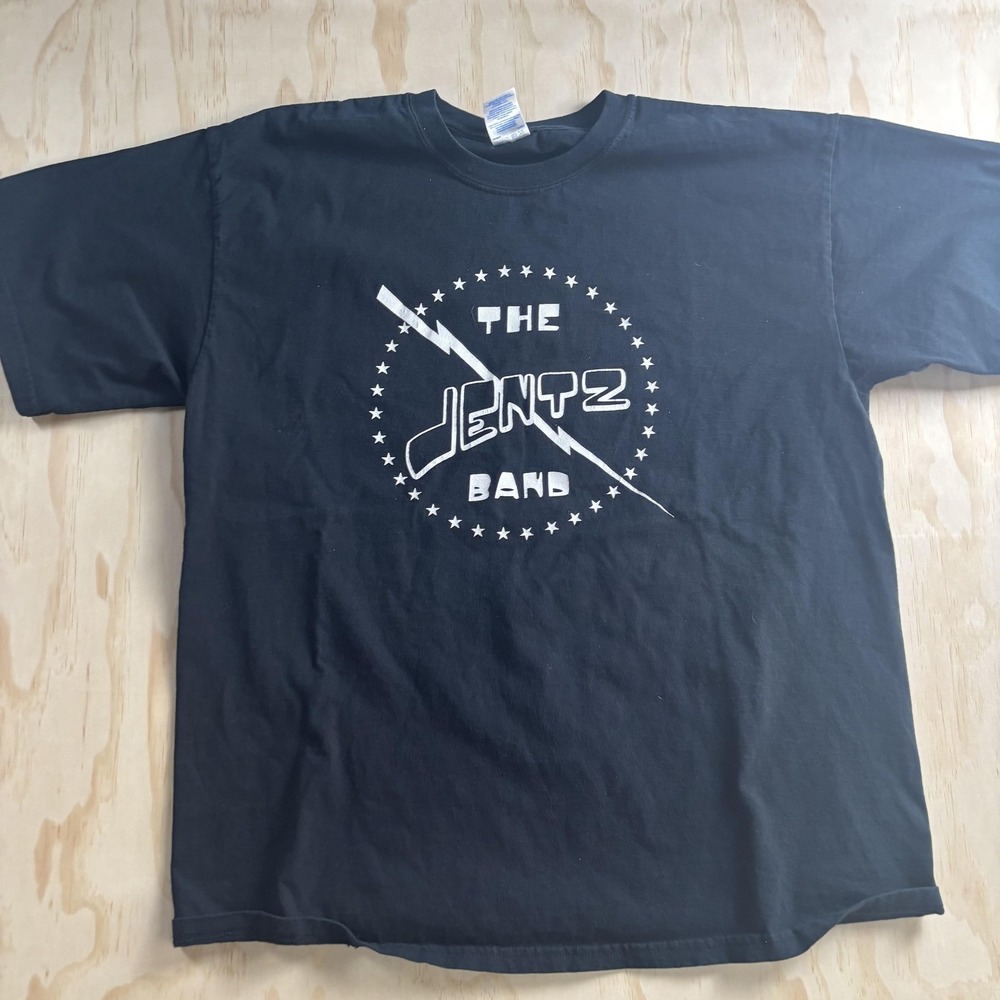 Vintage 2005 The Jentz Band World Tour Shirt Mens XL Black Graphic Tee T-Shirt